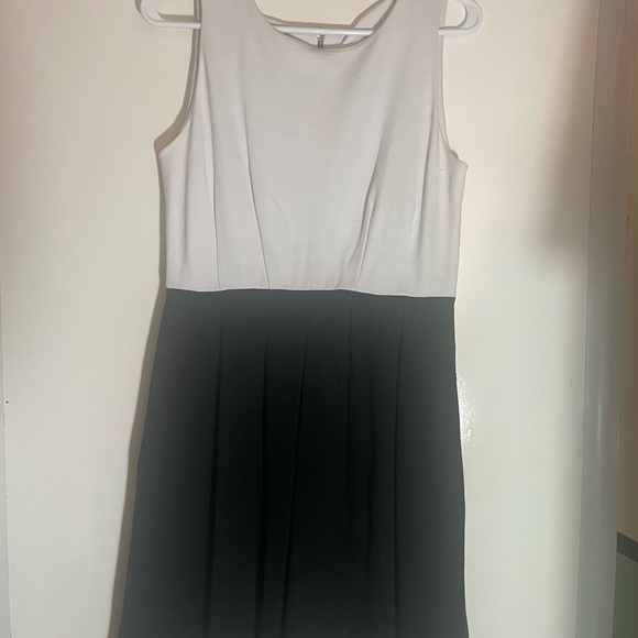 Kate Spade Two-Tone Black and White Midi Dress - Picture 1 of 5